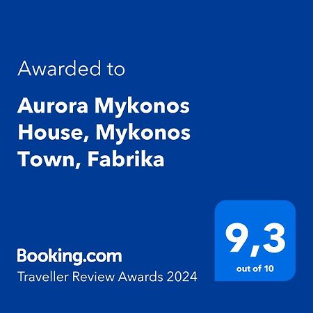 Ferienwohnung Mykonos House Aurora , Mykonos Town Exterior foto